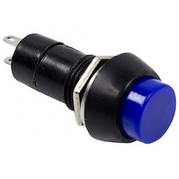 Выключатель-кнопка 250V 1А (2с) ON-OFF синяя (PBS-11А), REXANT - купить в Тамбове